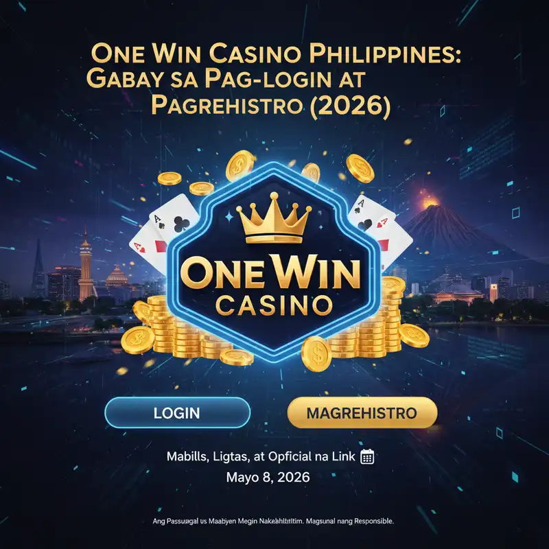 One Win Casino Philippines Login and Register 2026